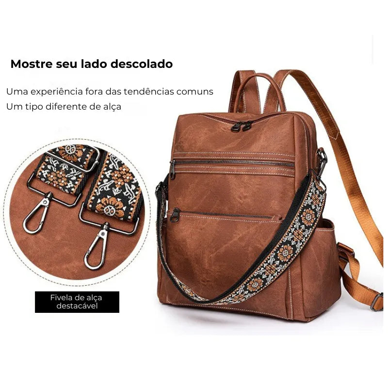 Bolsa-mochila-Feminina-de-couro-Vegano-com-Alça-marrom-8