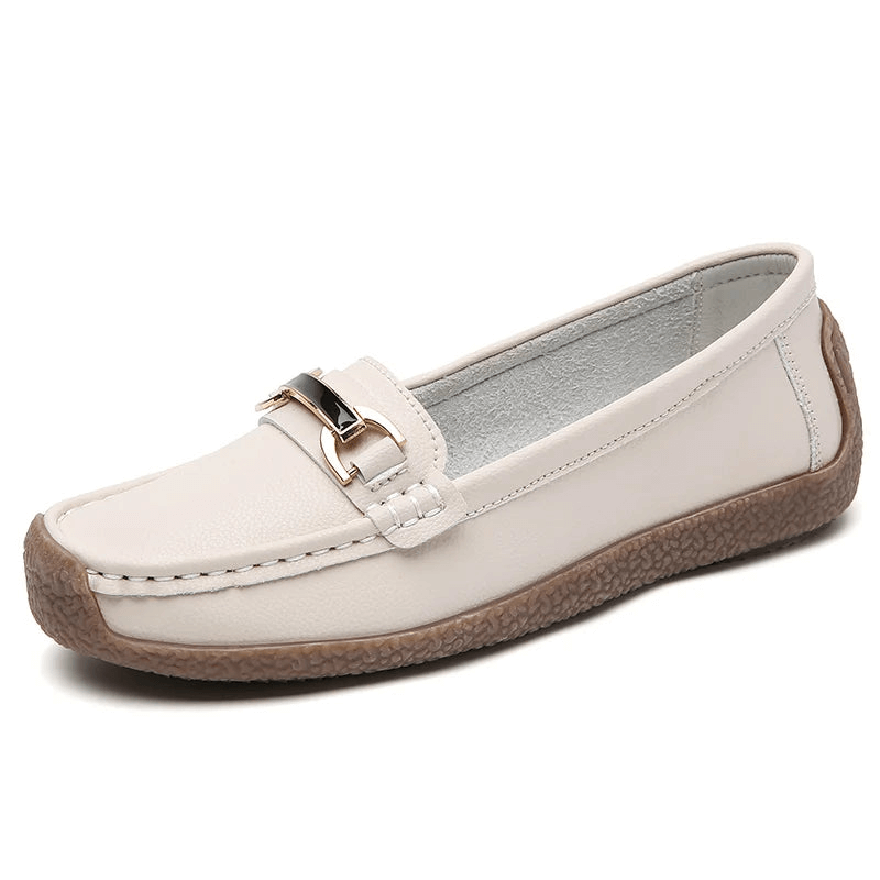 Mocassim Feminino de Couro Soft