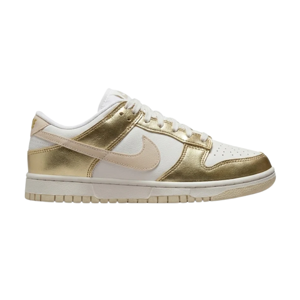 SB Dunk Low Feminino Branco/Dourado