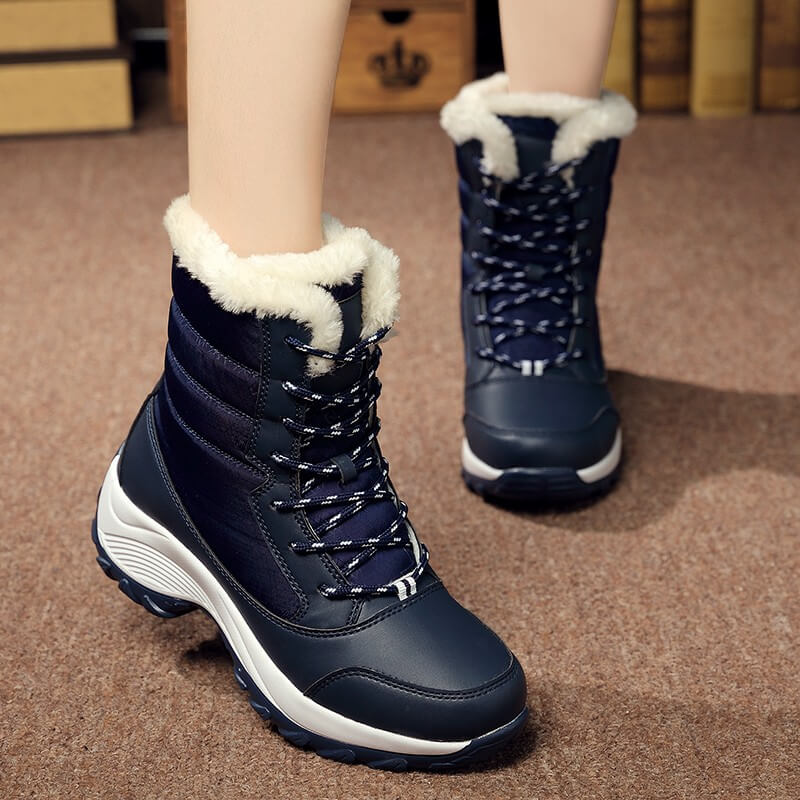 bota feminina azul