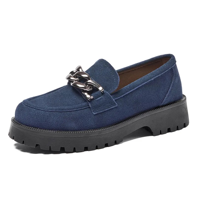 Moccassin Feminino de Couro Genuino