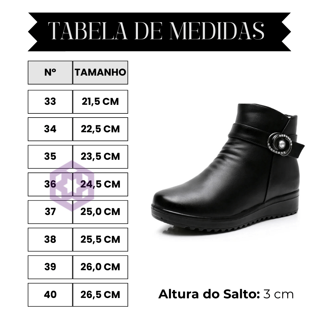 tabela de medidas bota